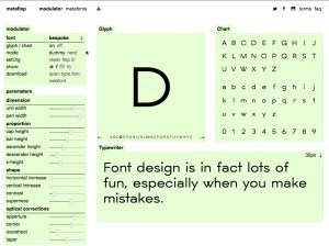 Metaflop - tạo font riêng
